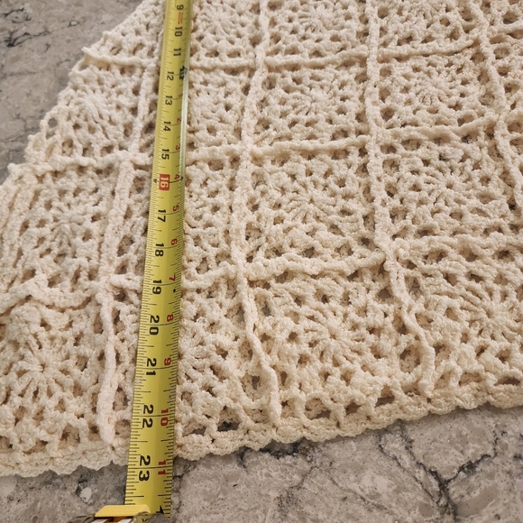 Vici POL Crochet Patchwork Cami Boho Top Women's Size S - Picture 7 of 7